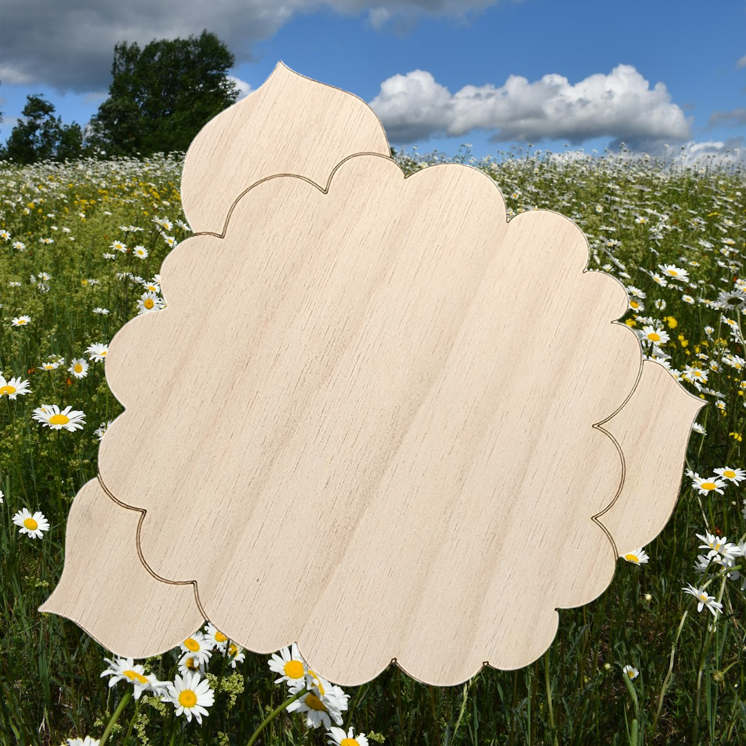Hang it Up Cp - Hydrangea Wooden Blank - Door Hanger Blank - Interchangeable Door Hanger Blank