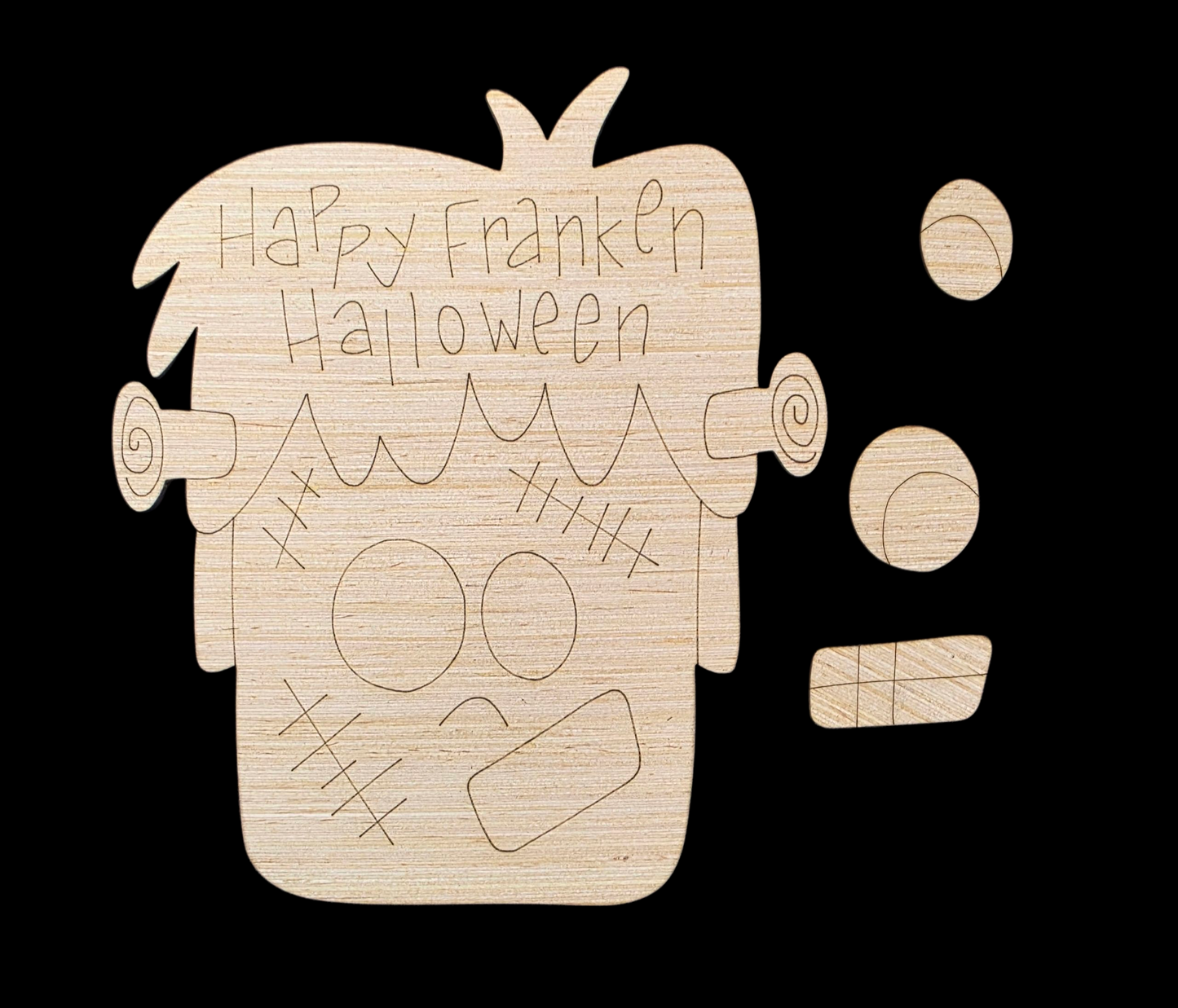 Happy Franken Halloween 3D (KW095)