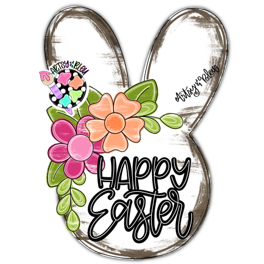 3D Happy Easter Bunny (AB205-3D)