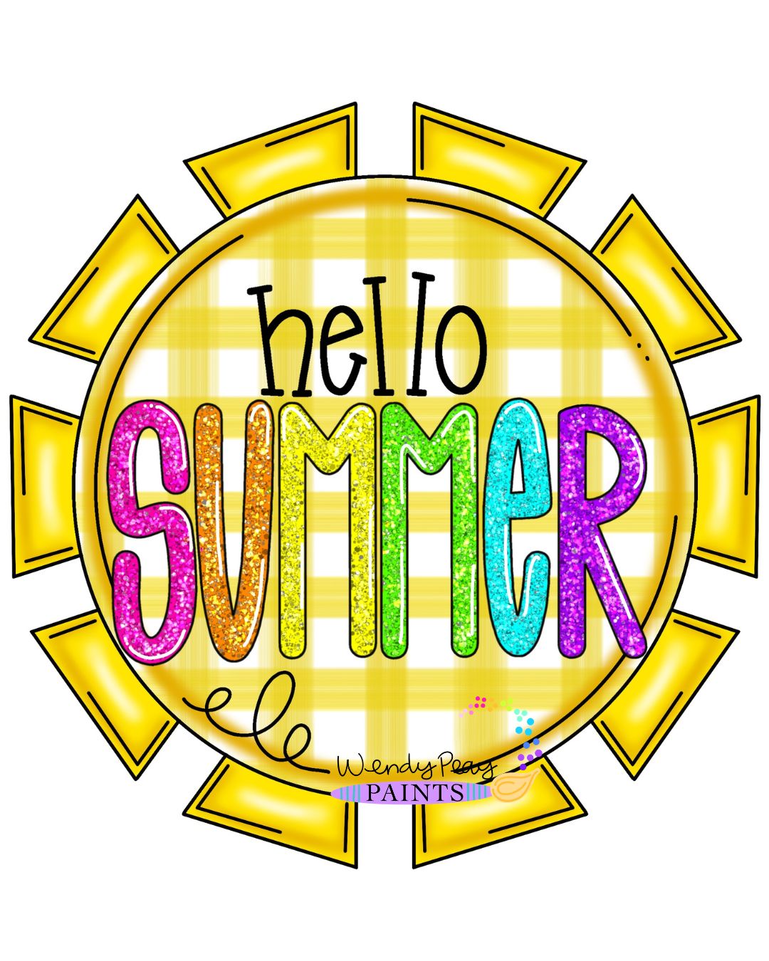 3D Hello Summer (WP092-3D)