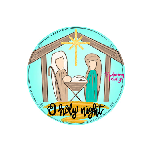 Oh Holy Night Round (RL040)