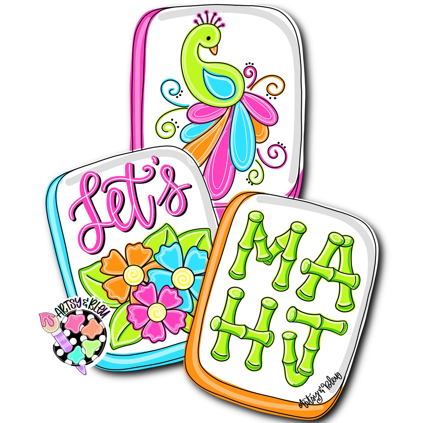 Mahjong Tiles (AB209)