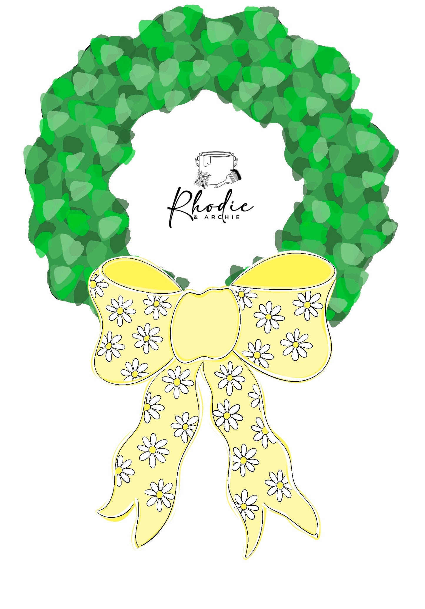 Interchangeable Bow Wreath Blank | Seasonal DIY Decor