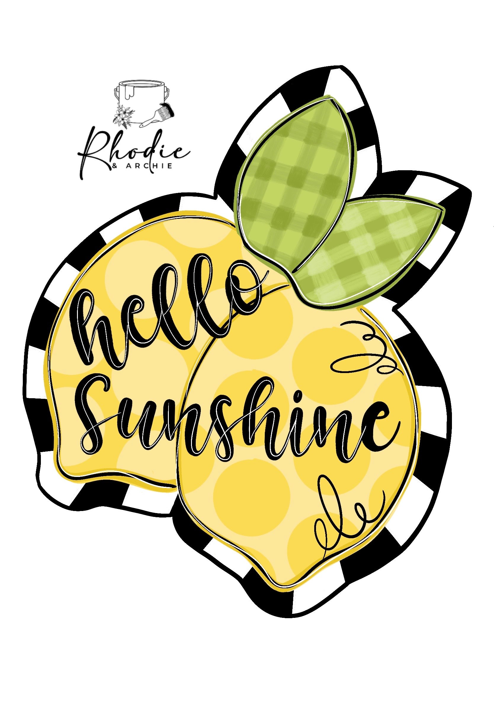 Lemon Wood Blank | Summer Kitchen Decor DIY