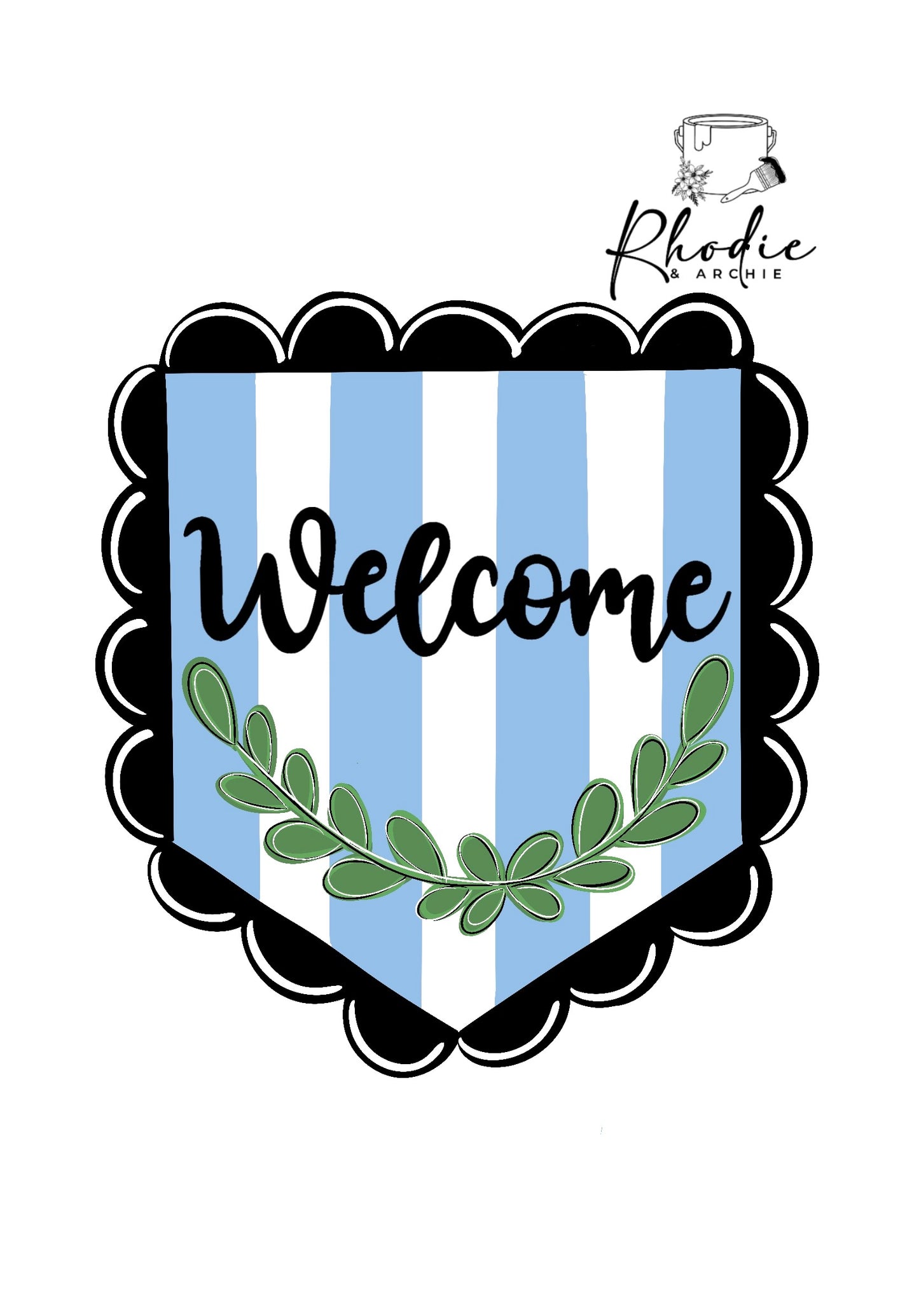 Welcome Plaque Blank | Farmhouse Wood Sign DIY