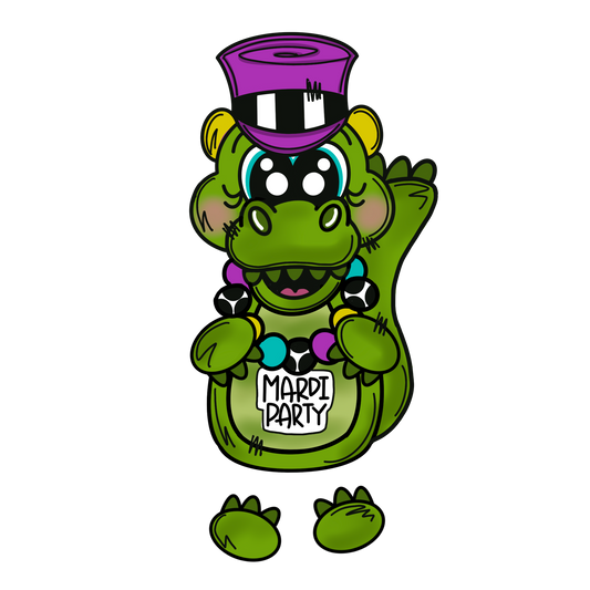 Mardi Gras Gator (MJ036)