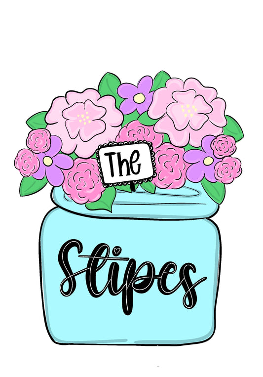 Flower Pot Door Hanger Blank | Garden Wood Craft