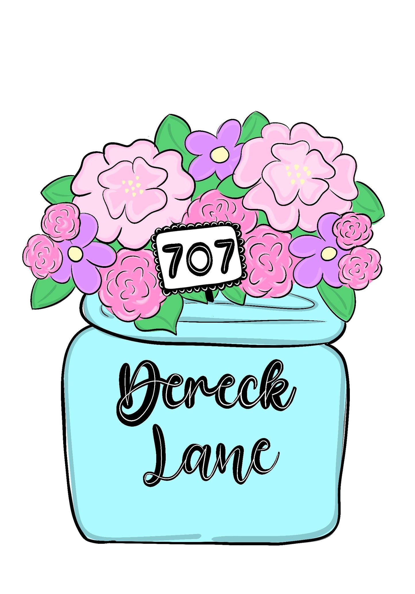 Flower Pot Door Hanger Blank | Garden Wood Craft