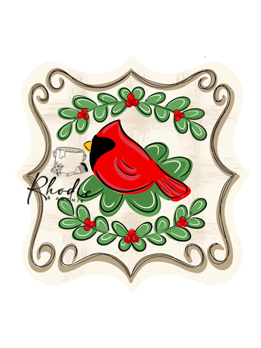 Cardinal Plaque (RA126)