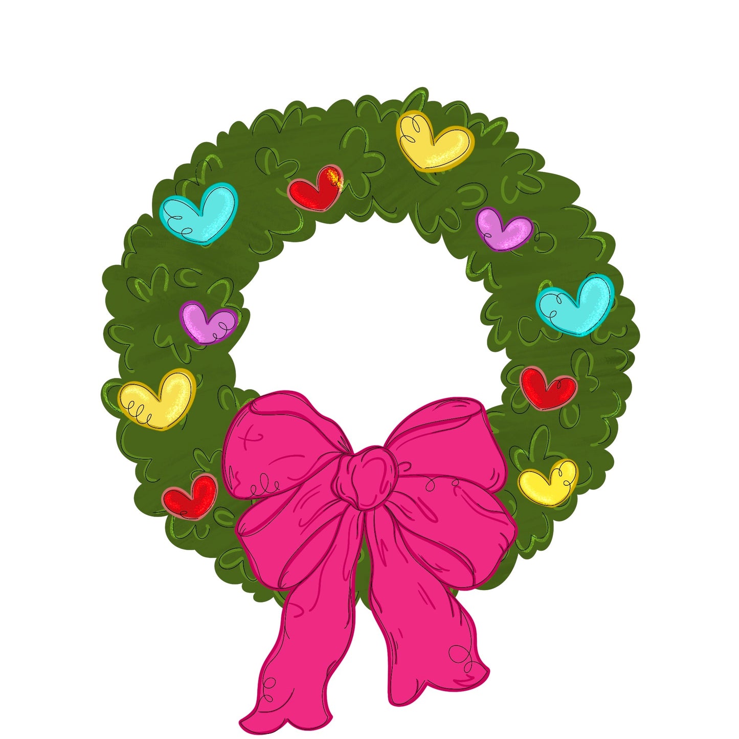3D Valentine Wreath (MJ144-3D)