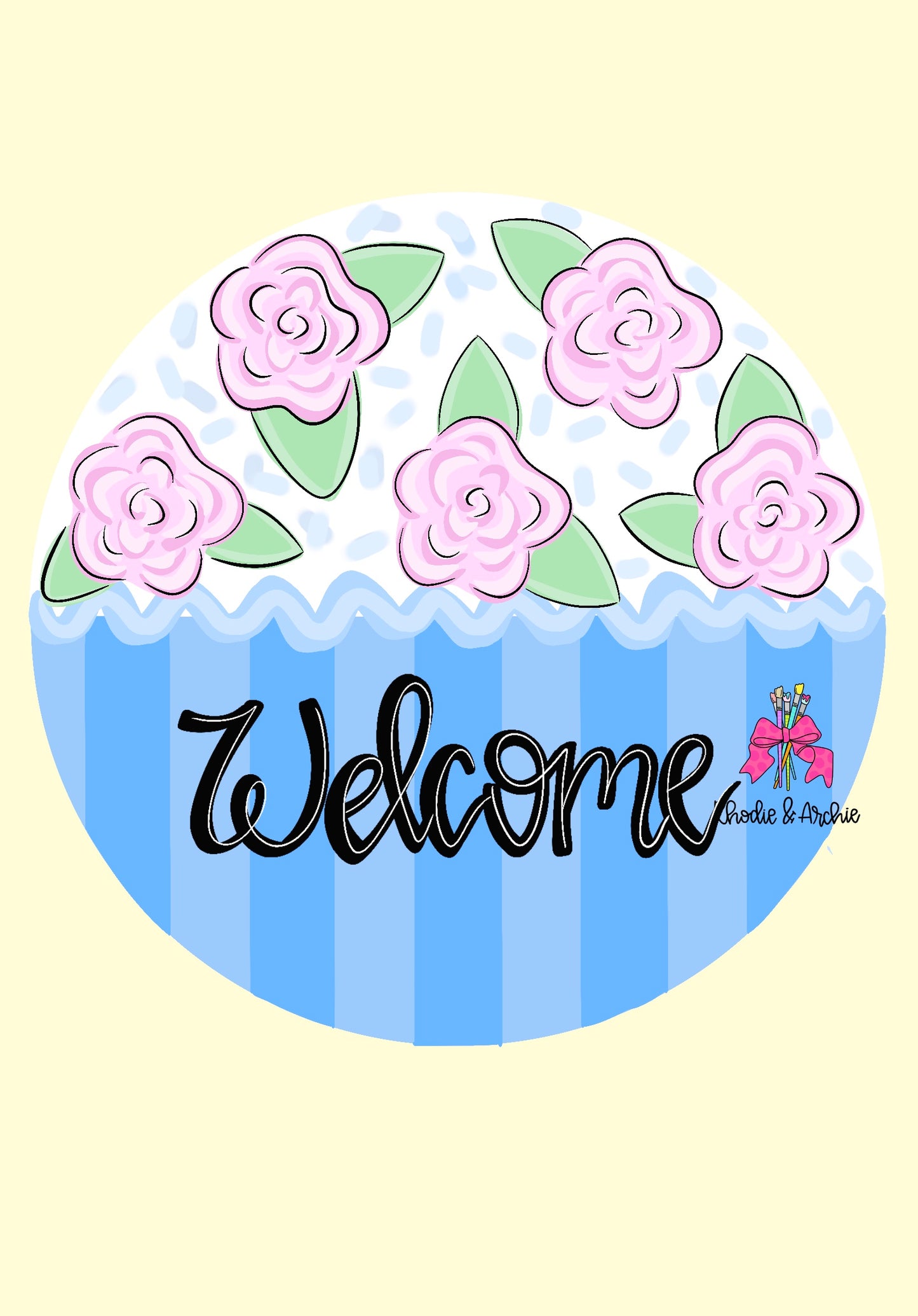 Floral Welcome Round (RA166)