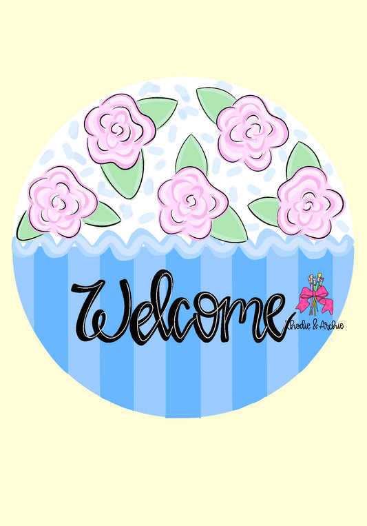 Floral Welcome Round (RA166)