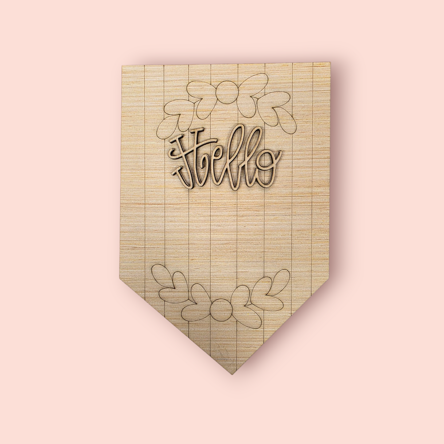Interchangeable Flag Base With 3D Hello (HC1773D)
