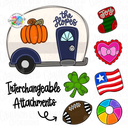 Interchangeable Camper Door Hanger Kit | DIY Craft