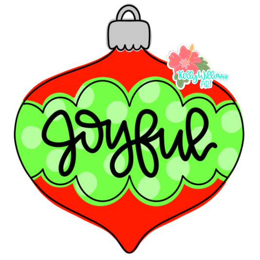 Joyful Ornament 3D (KA0043D)