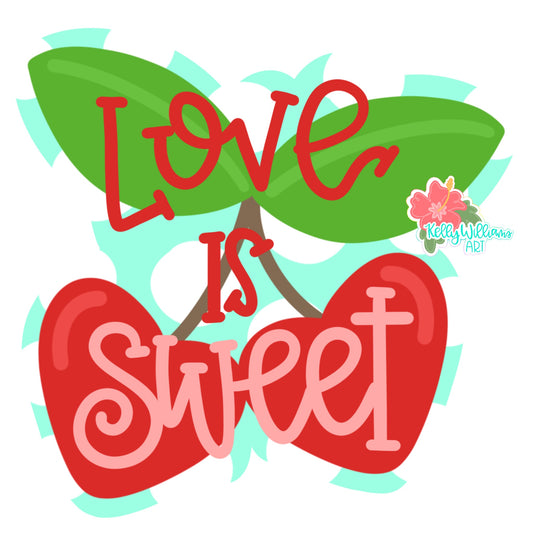 3D Love Is Sweet Cherry (KA035-3D)