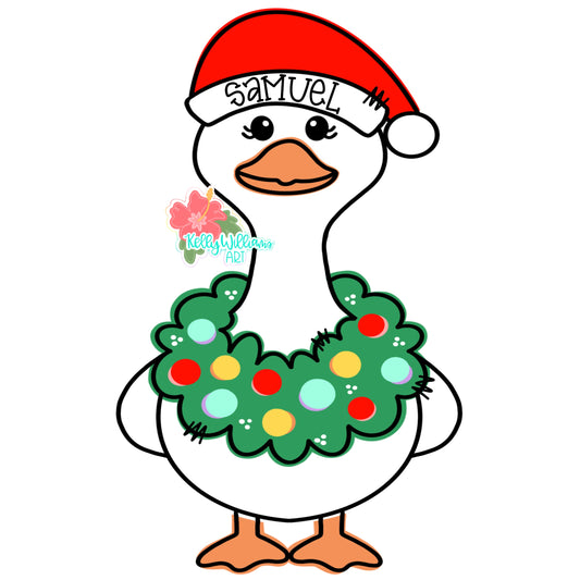 Silly Christmas Goose Ornament (KA105-O)