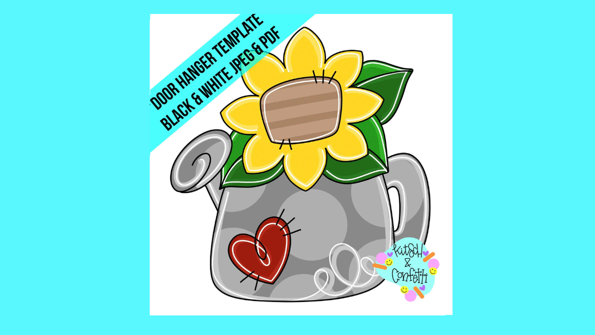 Watering Can Sunflower (KC005)