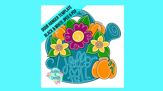 Hello Fall Watering Can (KC042)