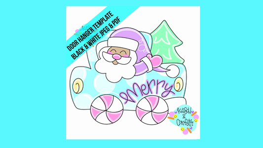 Santa Truck Ornament (KC092-O)
