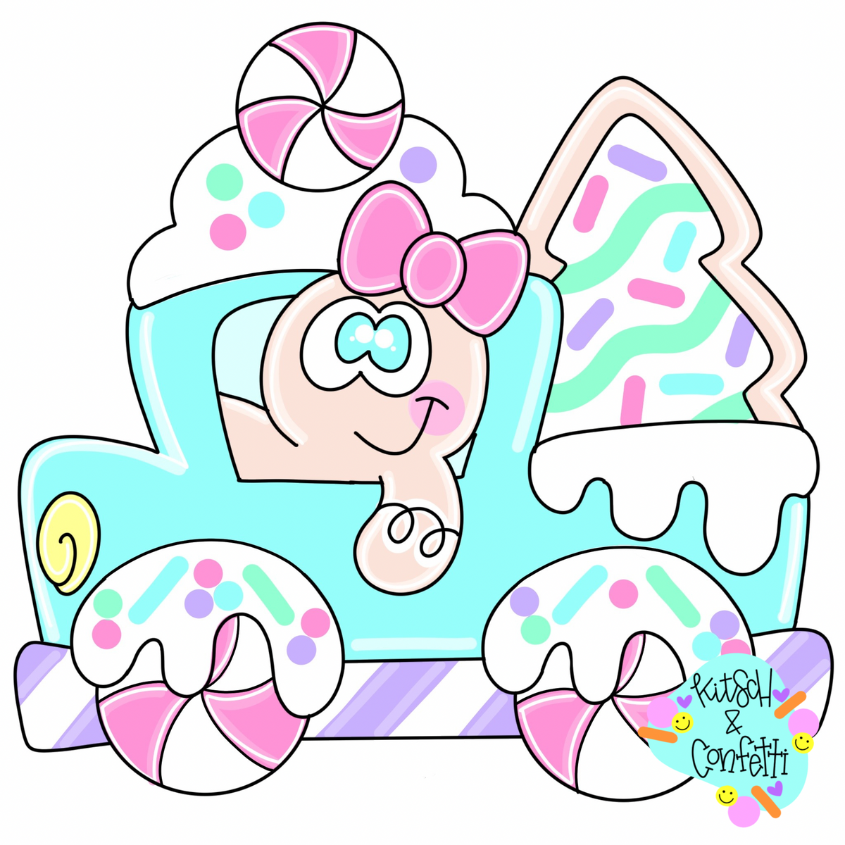 Gingerbread Girl Truck (KC210)