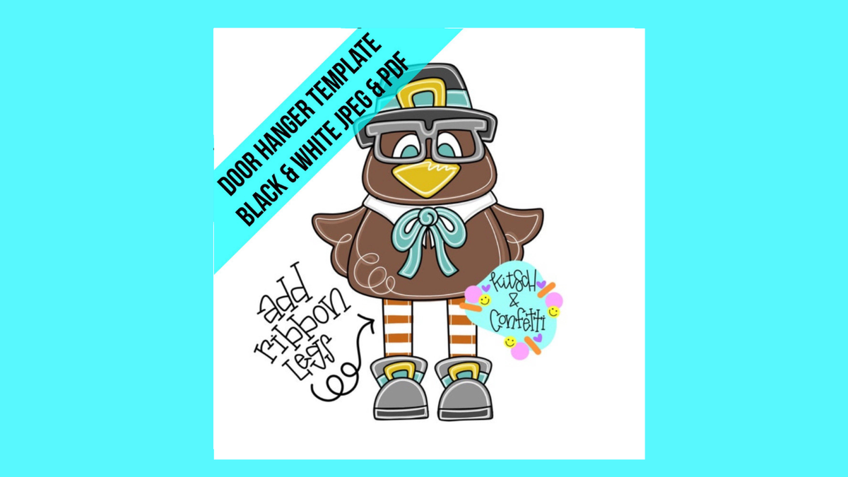 Ribbon Leg Hipster Turkey (KC220)