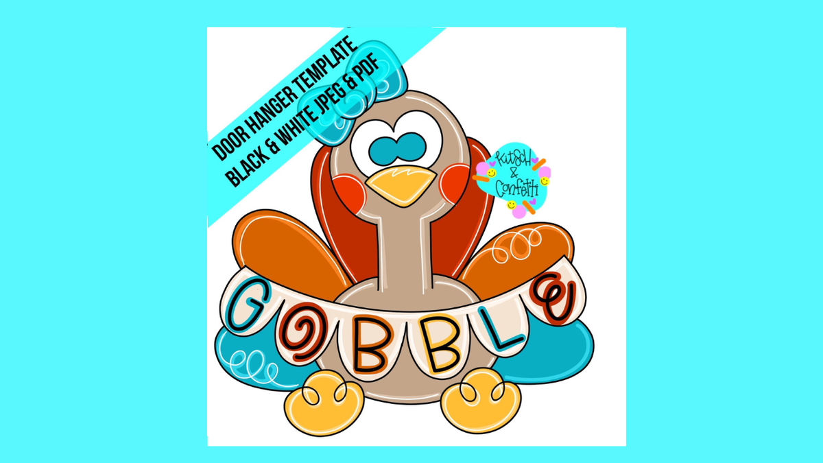 Turkey Gobble Banner (KC222)