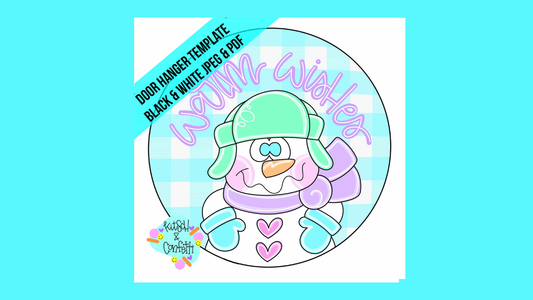 Warm Wishes Snowman Round (KC287)