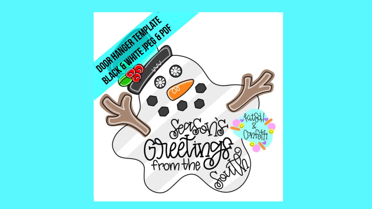 Melted Snowman Ornament (KC295-O)