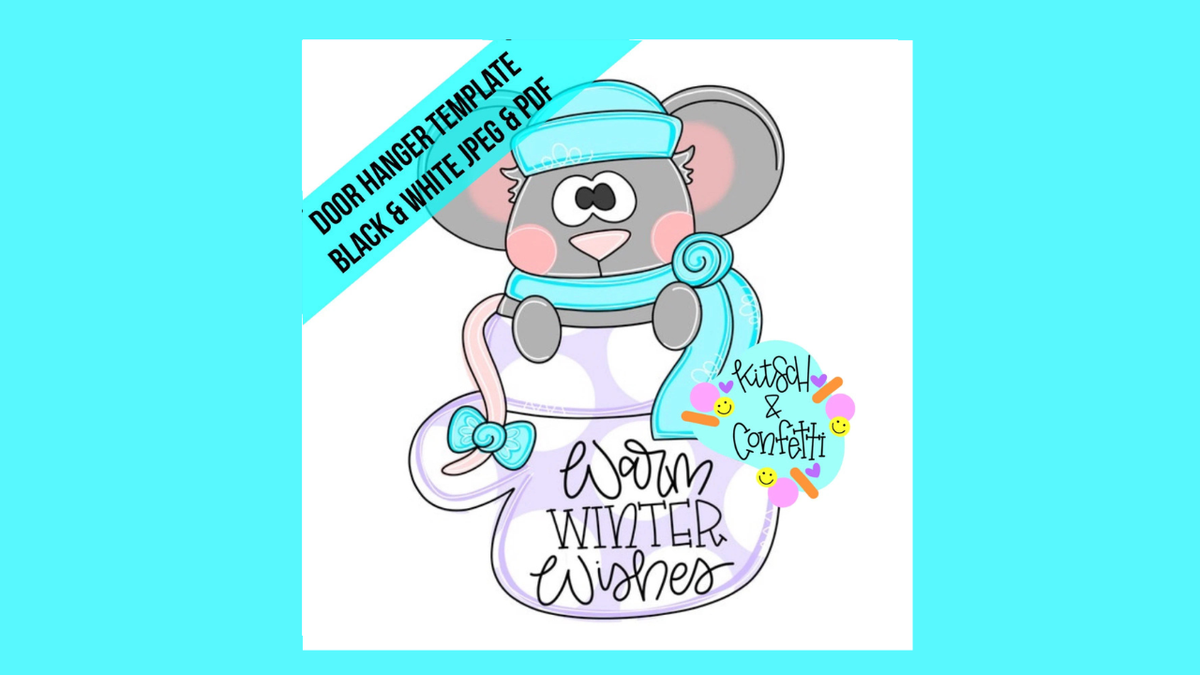Winter Mouse Mitten (KC307)