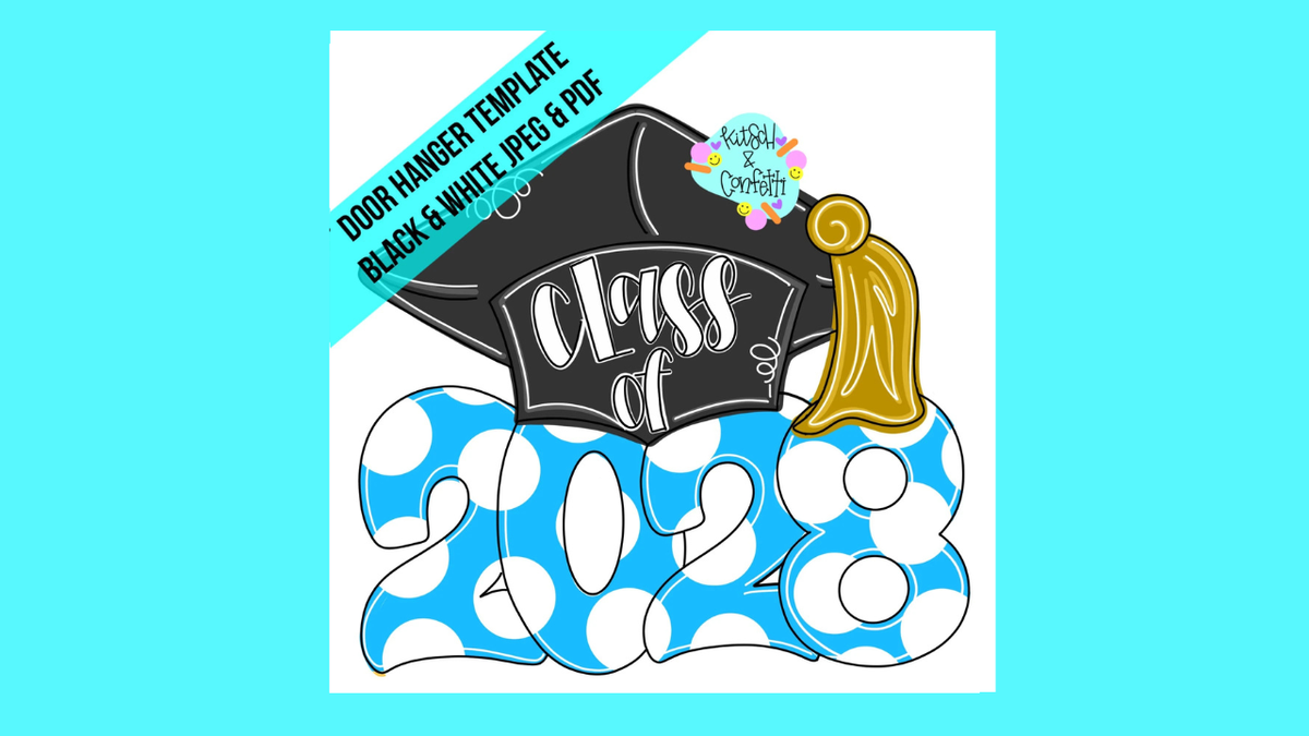 2028 Grad Cap Ornament (KC317-O)
