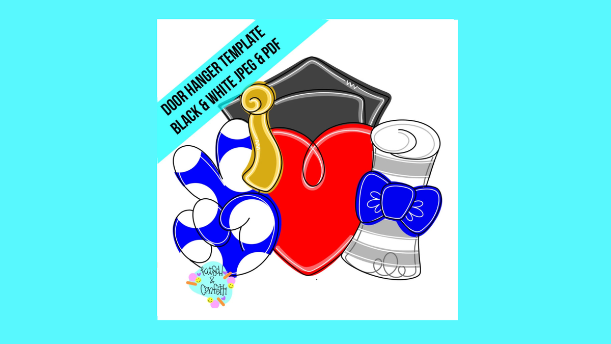 Peace Love Graduation Diploma (KC320)