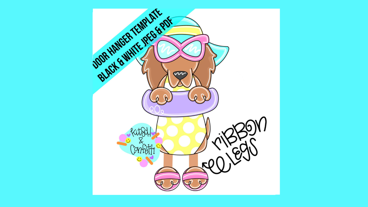 Ribbon Leg Weenie Dog (KC334)