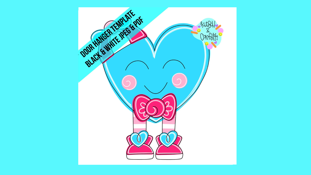 Ribbon Leg Heart Boy (KC336)
