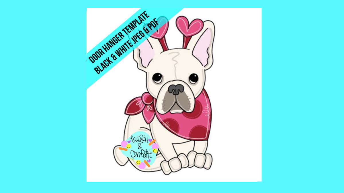 Valentines Day Frenchie (KC368)