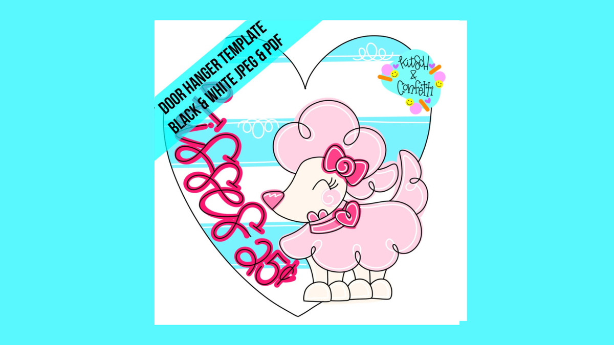 Valentines Poodle (KC397)