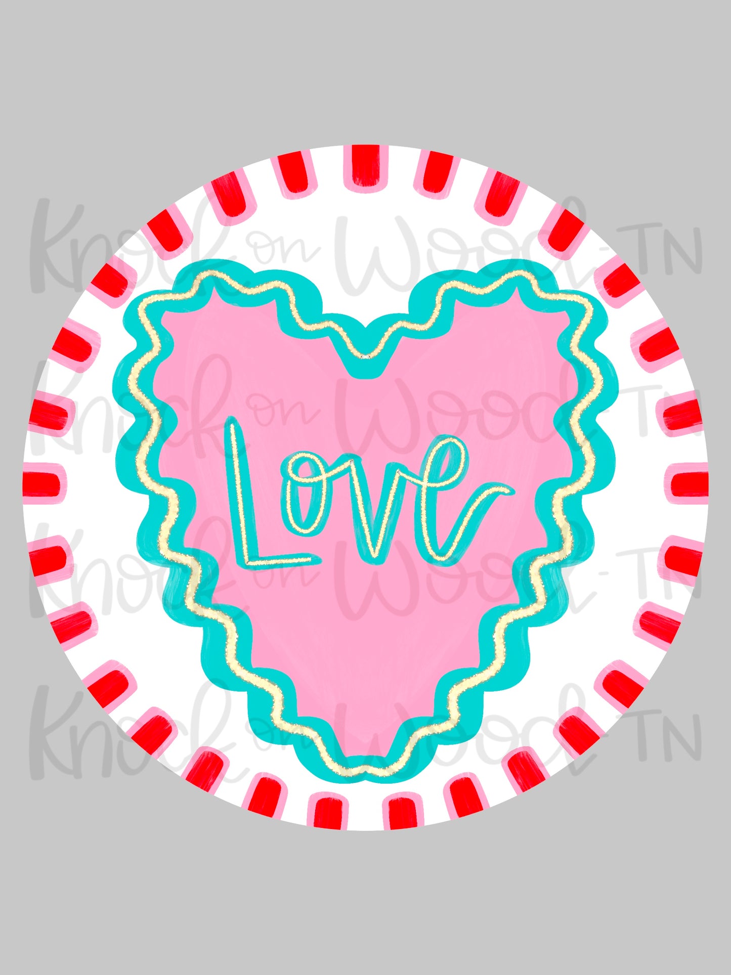 3D Love Round (KW154-3D)