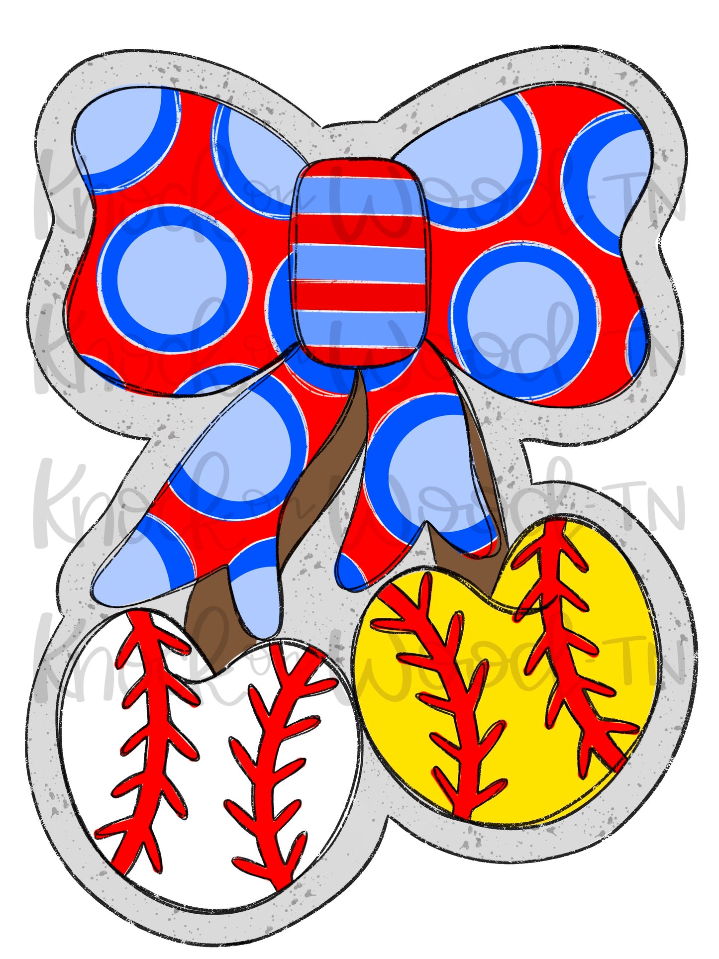 Baseball/Softball Bow (KW172)
