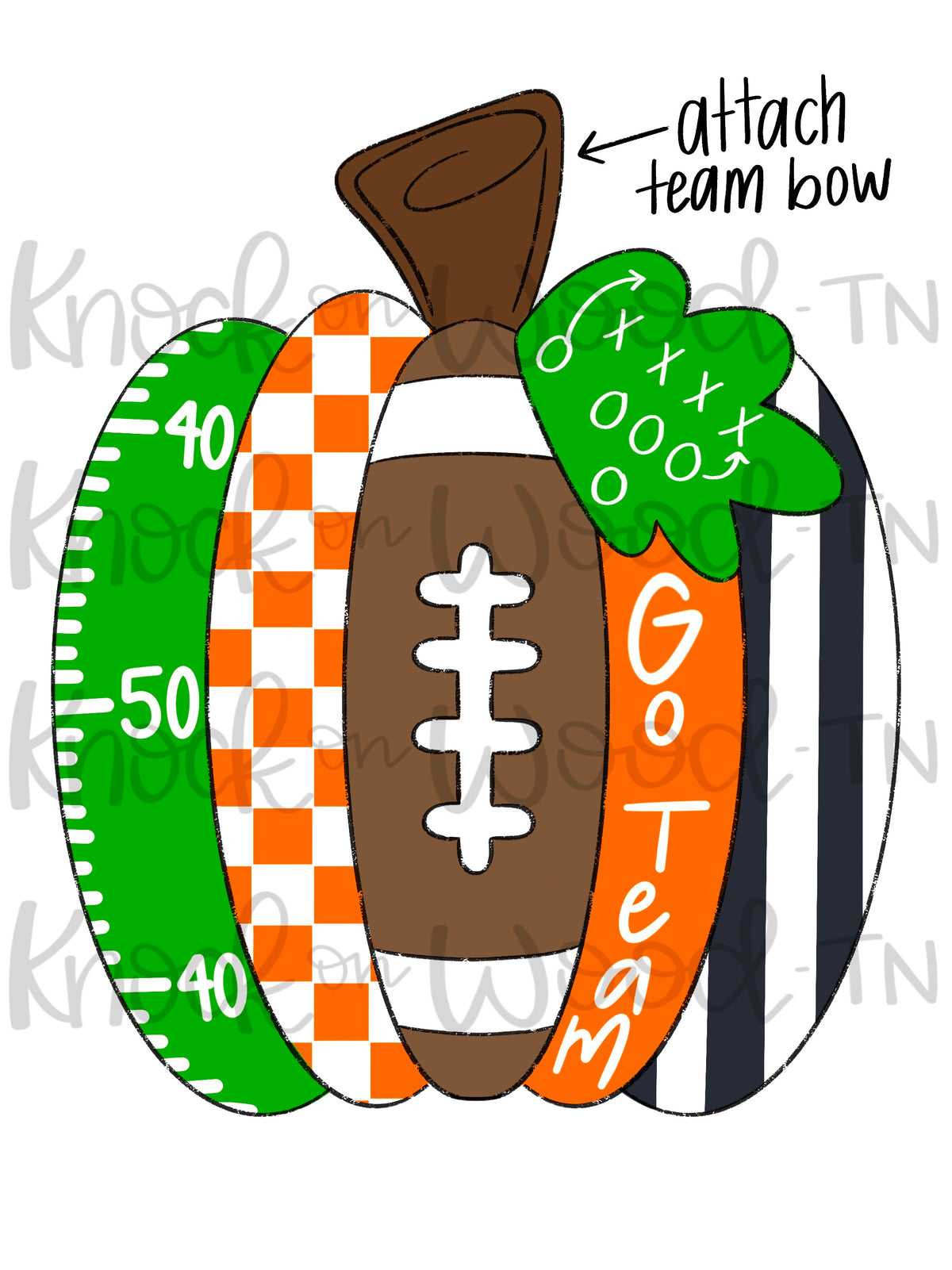 Game Day Football Pumpkin (KW200)
