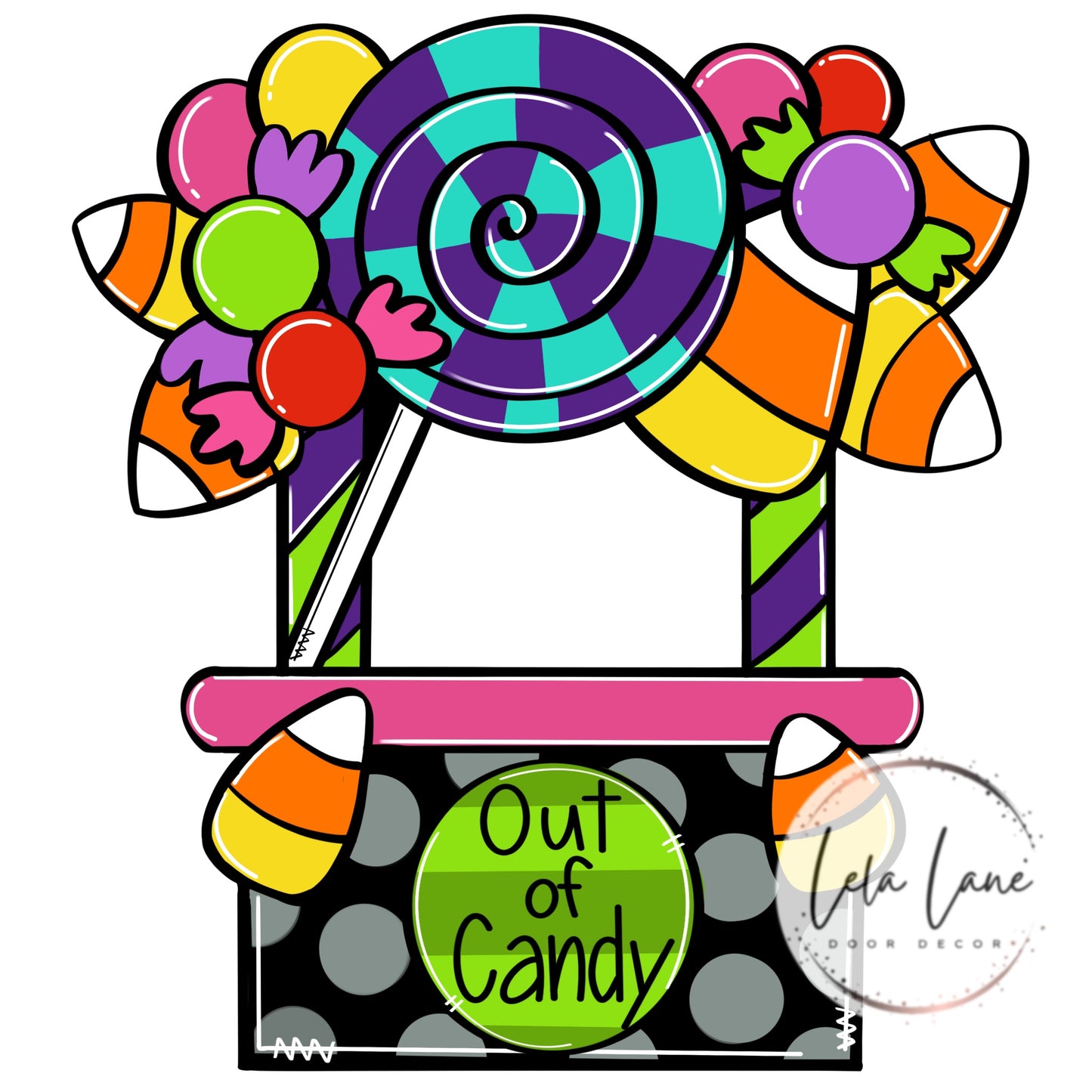 Out Of Candy Halloween Stand (LL041)