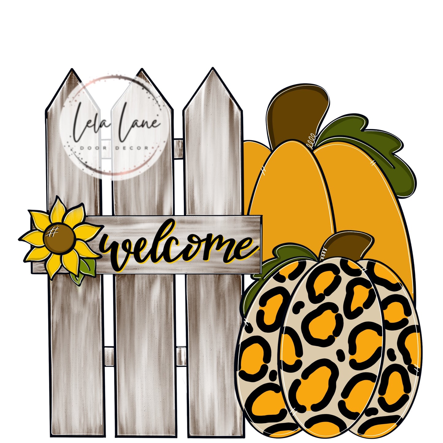Welcome Fall Fence (LL043)