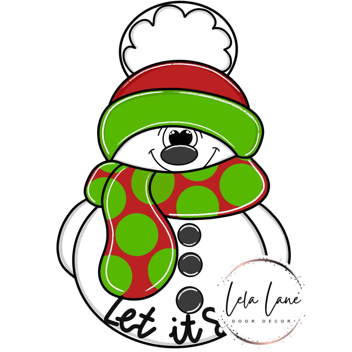 Snowman With Cap (LL074)