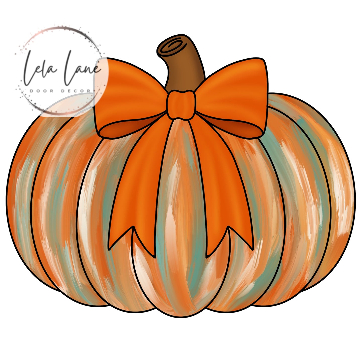 Pumpkin With Bow (LL091)