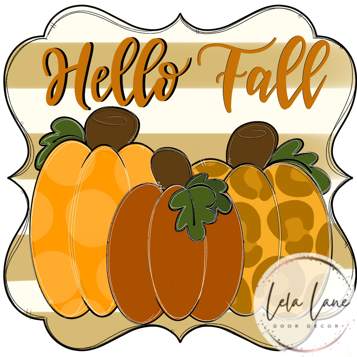 Hello Fall Square (LL127)