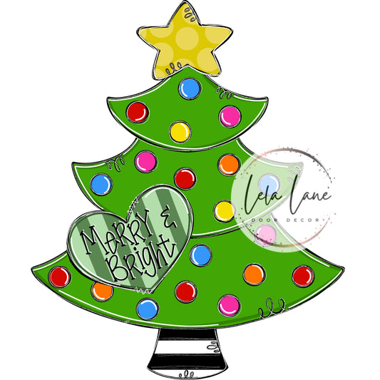 Merry & Bright Tree Ornament (LL164-O)
