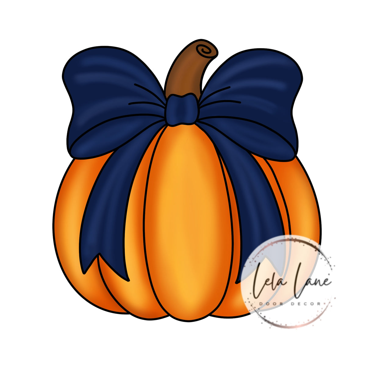 Pumpkin With Bow (LL171)