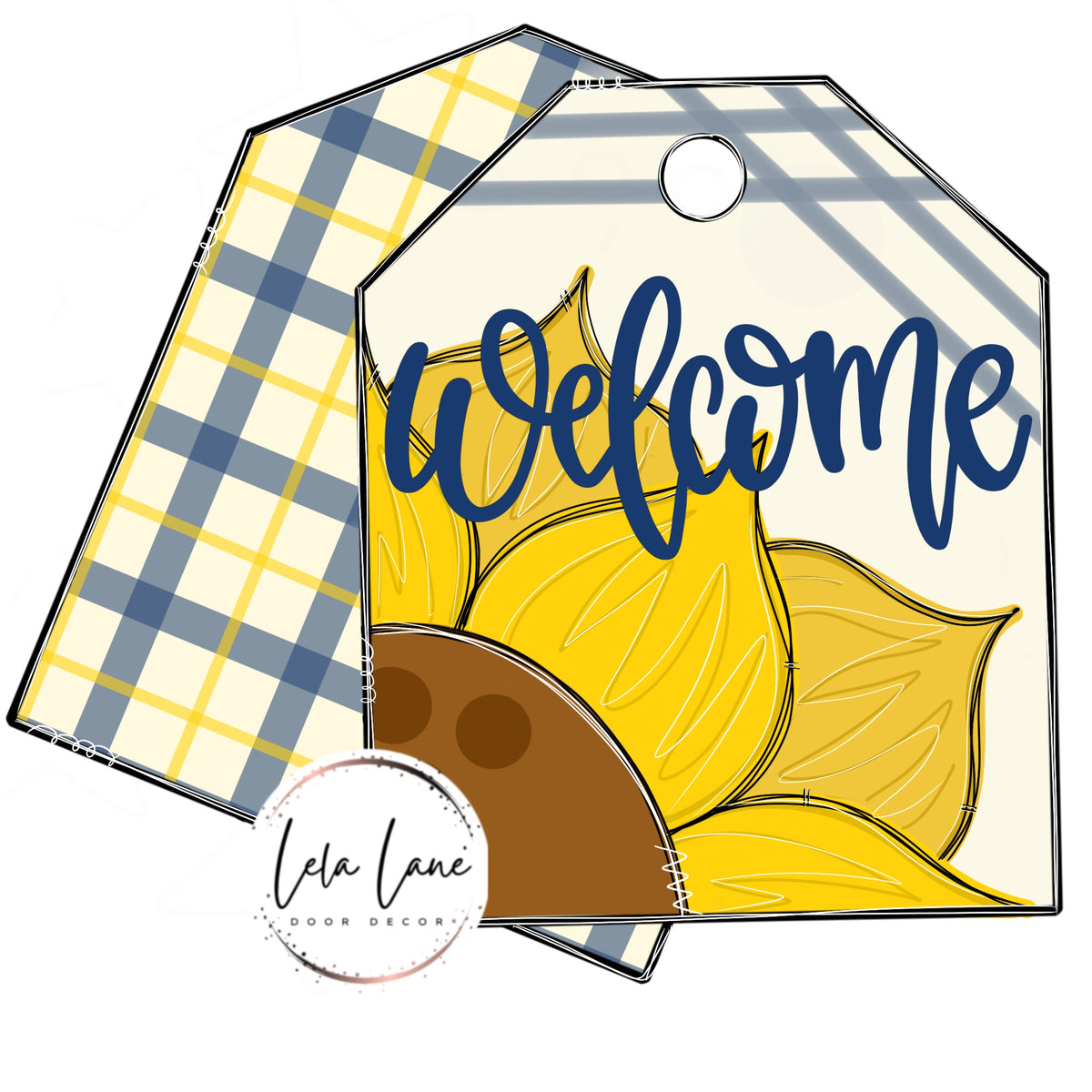 Welcome Sunflower Tags (LL210)