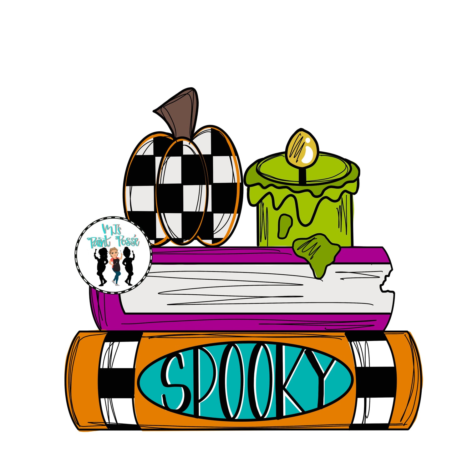 Spooky Book Stack (MJ088)
