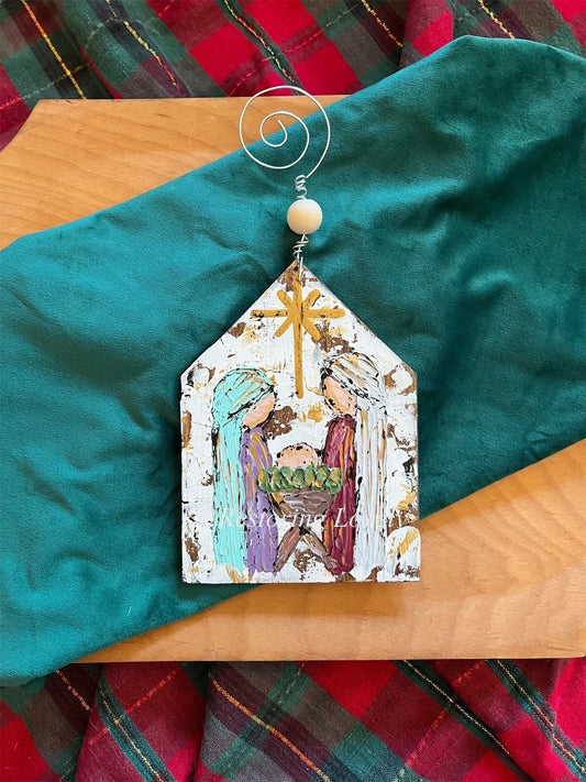 Mary & Joseph Ornament (RL059)