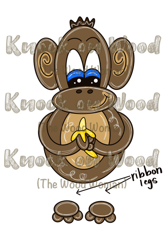 Ribbon Leg Monkey (KW007)
